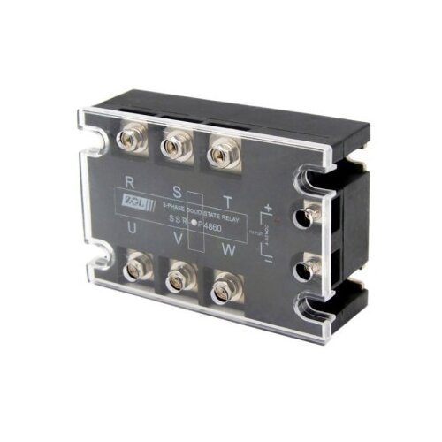 Zenli solid state trofazni relej ssr-3p4860, 60a/480vac ( ssr-3p-4860 ) Slike