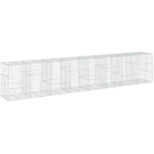  Gabionska ko&amp;scaron;ara s poklopcem 800x100x150 cm pocinčano željezo Slike