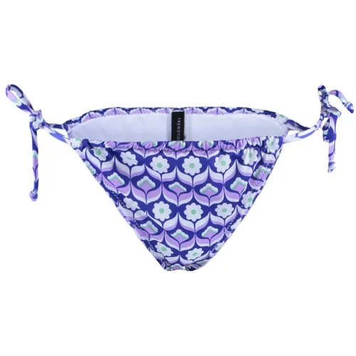Trendyol Lilac Floral Patterned Tie Bikini Bottom