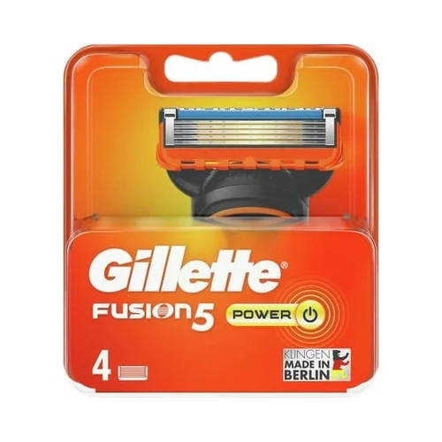 Gillette Fusion5 Power nadomestna glava brivnika - 4 kosi