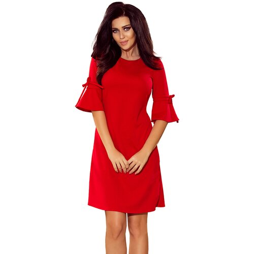 Numoco trapeze dress with flared sleeves Cene