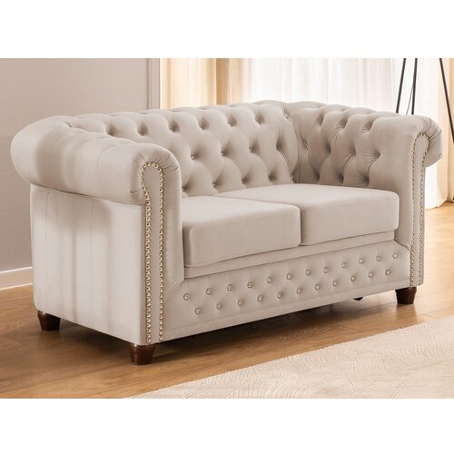 Ropez Bež bar&amp;scaron;unasti sklopiva sofa 148 cm York Blik &amp;ndash; Slike