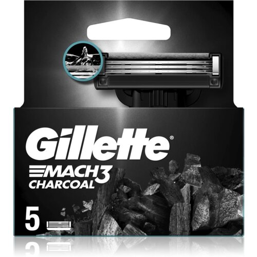 Gillette Mach3 Charcoal nadomestne britvice 5 kos Cene