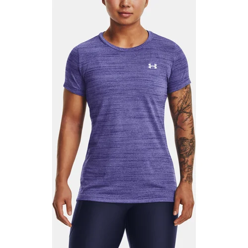 Under Armour T-Shirt UA Tech Tiger SSC-BLU - Women