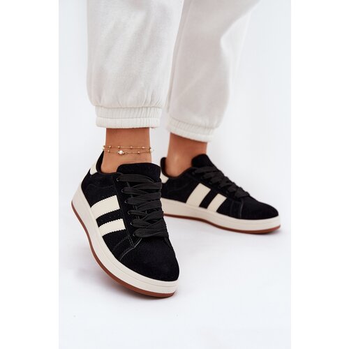 EVENTO Women Sneakers Made Of Eco Suede Black Arlenina Cijene