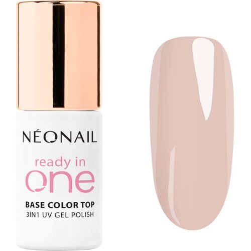 NeoNail Ready In One 3in1 UV Gel Polish gel lak za nohte z diamantnim prahom odtenek 04 One Soft Beige 7.2 ml Slike