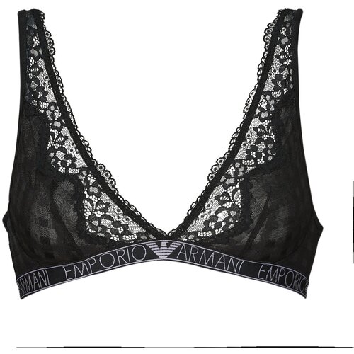 Emporio Armani VICHY MESH LACE Crna Cijene