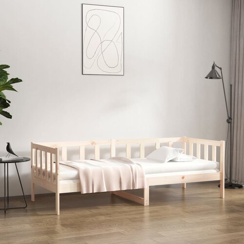 VidaXL dnevna postelja 90x190 cm trdna borovina Slike