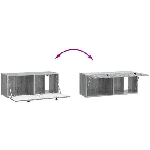  ormar za zid Siva sonoma 78 5 x 31 x 30 cm Konstruirano drvo Slike