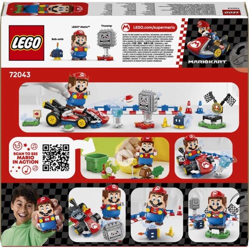 Lego SUPER MARIO: Mario Kart&ndash;interactive Mario&Standard kart Cene