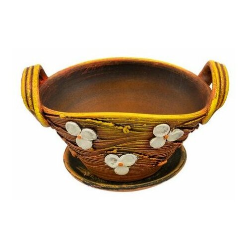 Etno Keramika saksija korpa velika 19cm etno keramika Slike
