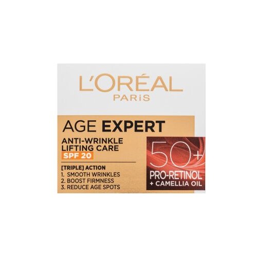 L&amp;acute;Or&amp;eacute;al Paris Age Specialist krema proti gubam 50+ Anti-Wrinkle Lifting Day Cream SPF20 50 ml Slike