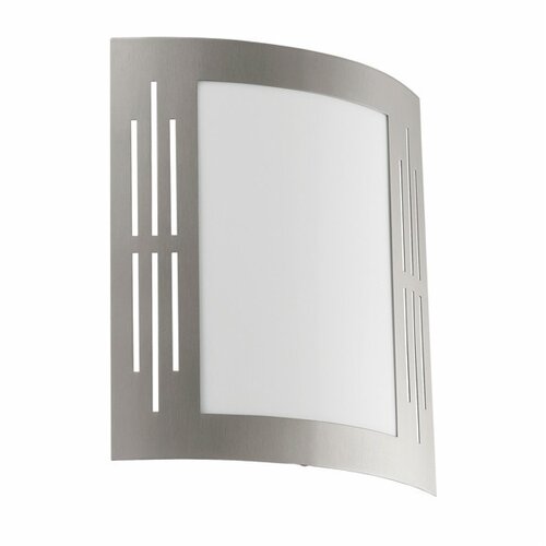 Eglo city spoljna zidna lampa/1, e27, inox Cene