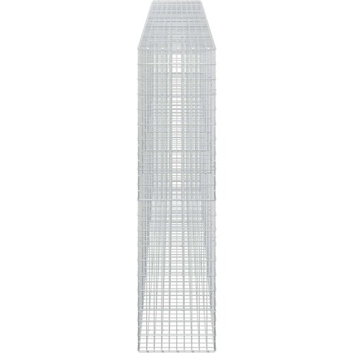  Gabion s žicom debljine 3,5 mm i mrežom 5x10 cm 550x50x200 cm Slike