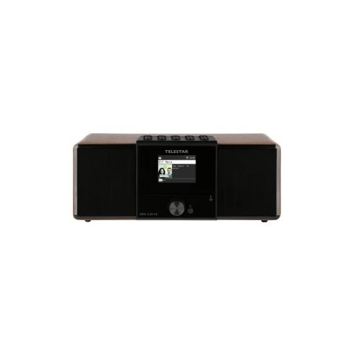Telestar DIRA S 32i CD (holzoptik) CD radio DAB+ (1012), UKW (1014), internet DLNA, WLAN, USB, CD, Bluetooth&amp;reg;, internetski radio uklj. daljinski upravljač drvo (tamno) Slike
