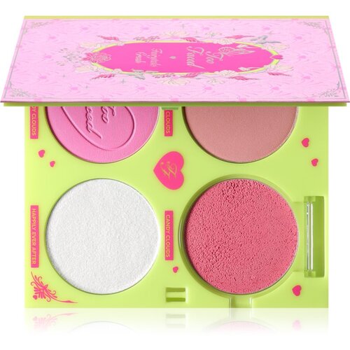 Too Faced Holiday Fairytale Crush Blush &amp;amp; Highlighter Set paleta rumenila za konturiranje s highlighterom 10 g Slike