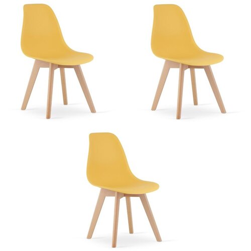  KITO stolica senf / prirodne noge x 3 Cijene