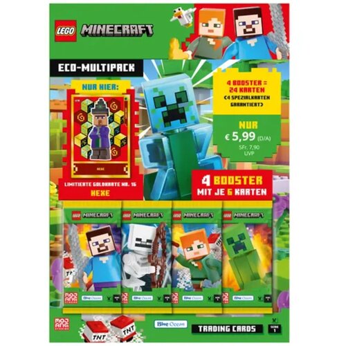 Lego Minecraft Trading Card Collection Series 1 - Multipack (V NEMŠČINI) - 1 k. Cene