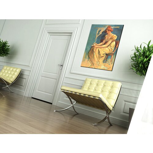  Slika na platnu COFFEE &amp;ndash; Alfons Mucha (reprodukcija 50x70 cm) Slike