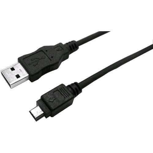 Logilink USB kabel USB 2.0 USB-A vtič\, USB-mini-B vtič 3.00 m črna, (20425712) Cene