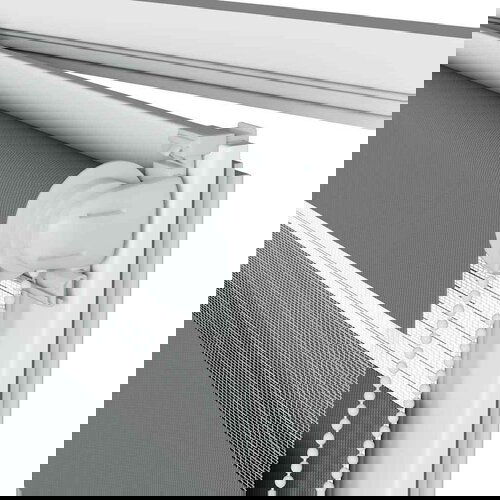 vidaXL Zebra senčilo temno sivo 65x230 cm tkanina širina 60,9 cm Cene