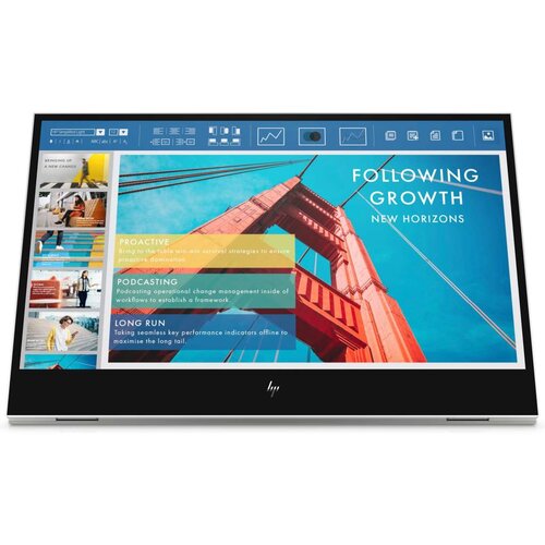 HP 35.6cm/14&amp;ldquo;&amp;ldquo; (1920x1080) E14 G4 Portable 16:9 5ms USB-C Full HD Silver/Black Slike