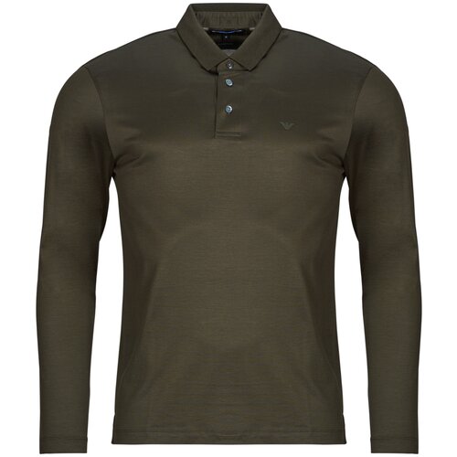 Emporio Armani Polo majice dolgi rokavi POLO SHIRT Kaki Slike