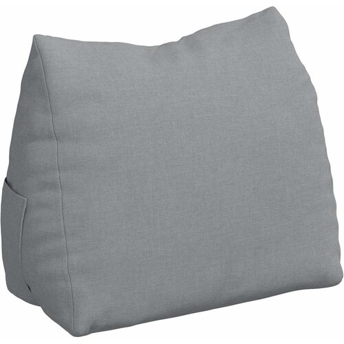  Jastuk za leđa Svijetlo siva 45 x 20 x 35 cm tkanina Slike