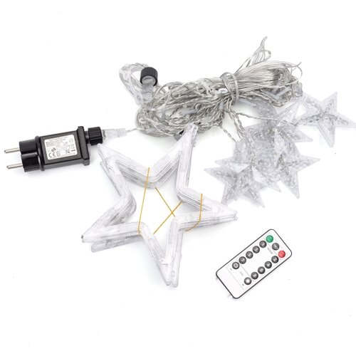 Aigostar led spolja&amp;scaron;nji božićni niz 120xLED/6W/230V/8 funkcija 3x0,6m IP44 topla bela+daljinski upravljač Slike