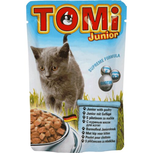 Schesir Tomi Sos za mačiće Junior, 100 g - 10 kom. Slike