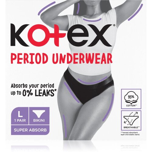 Kotex Period Underwear menstrualne hlačke velikost L 1 kos Cene