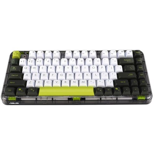 Asus Tastatura Gaming Jelly75 (KD201) Gaming Mehanička Bluetooth / Bežična / Wireless / Bežična 75% Green Cene