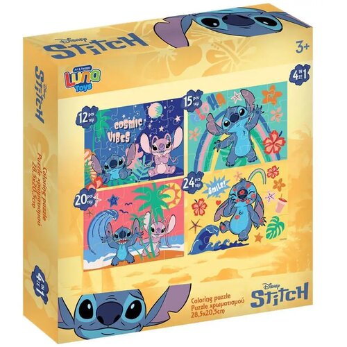 Luna Luna: Stitch 4-v-1 sestavljanka komplet Cene