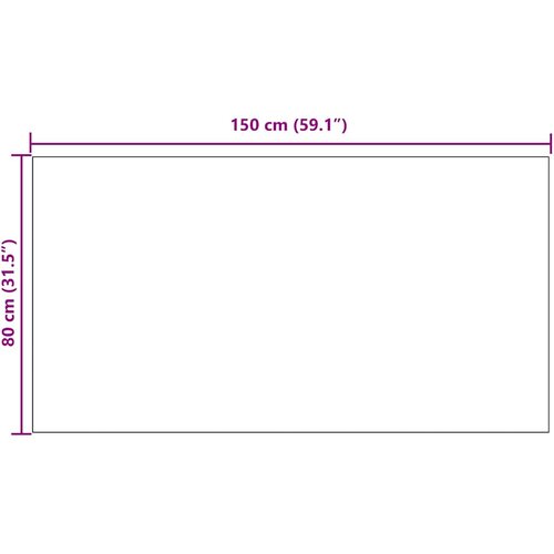  Tepih trkač Antracit 80 x 150 cm tkanina Slike