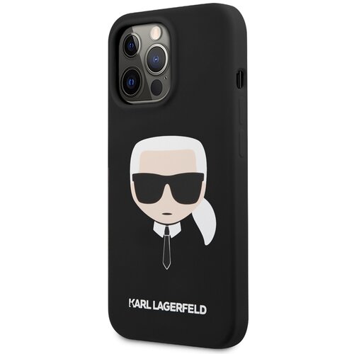 Karl Lagerfeld Trdno ohi&amp;scaron;je za Apple iPhone 14 Pro Karl&amp;#039;s Head, ?rna, (21244199) Slike