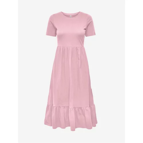 Only Pink Midish dress May - Women