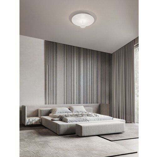 Nova Luce Mat bela jeklena LED zatemnitvena stropna svetilka Nima &amp;ndash; Slike