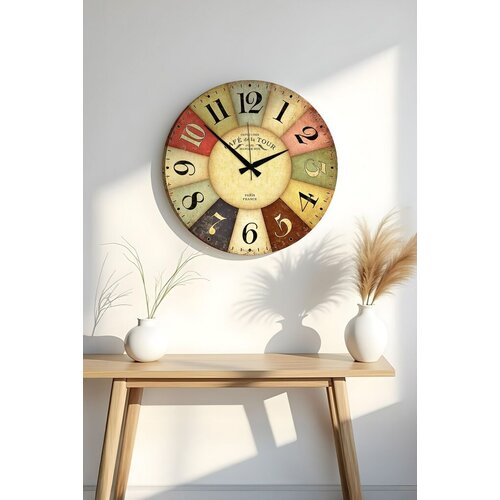 Wallity Dekorativni zidni sat Huhuas00028, 50x50 cm Slike