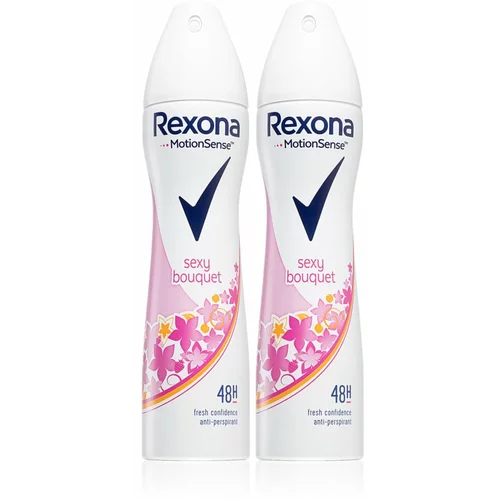 Rexona Sexy Bouquet antiperspirant v pršilu 2 x 150 ml (ugodno pakiranje)