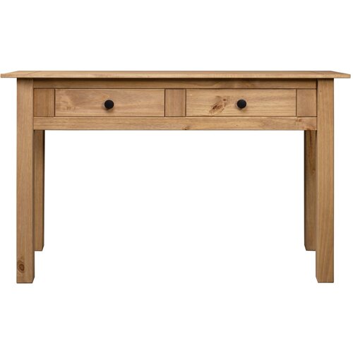 Maison Chic konzolna miza - miza ob steni 110x40x72 cm trdna borovina Panama Range, (21785752) Cene