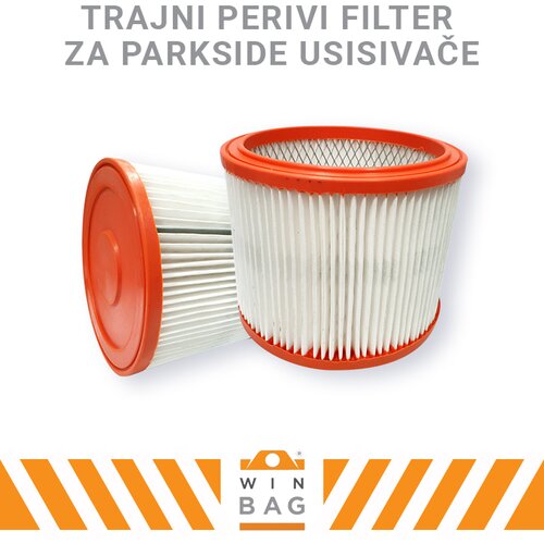 Winbag filter za parkside pnts1300/pnts1500/pnts30 usisivače - perivi Slike