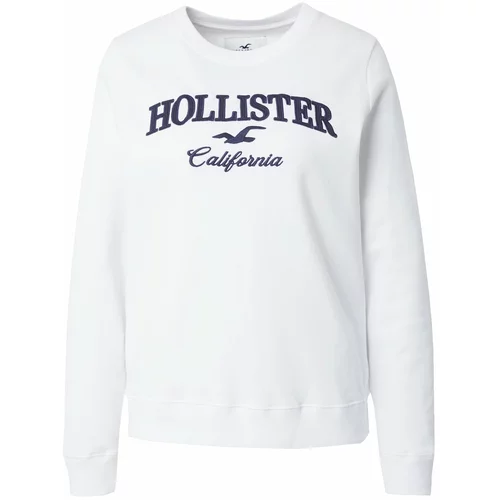 Hollister Sweater majica 'EMEA' mornarsko plava / bijela