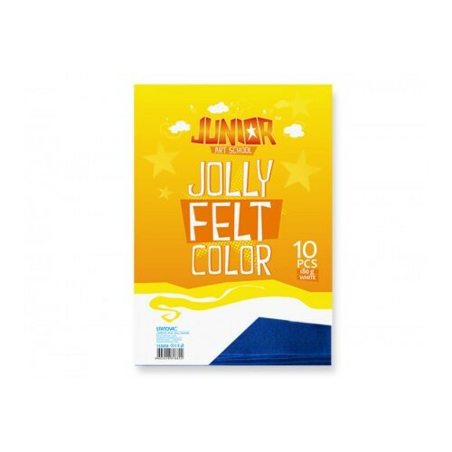 Jolly Color Felt, fini filc, plava, A4, 10K ( 135050 ) Slike