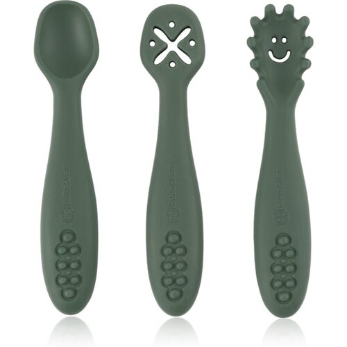 Petite&amp;amp;Mars Take&amp;amp;Match 6m+ žlička za otroke Misty Green 3 kos Slike