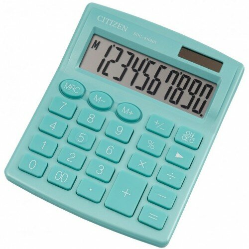 Stoni kalkulator Citizen SDC-810 color zelena Cene