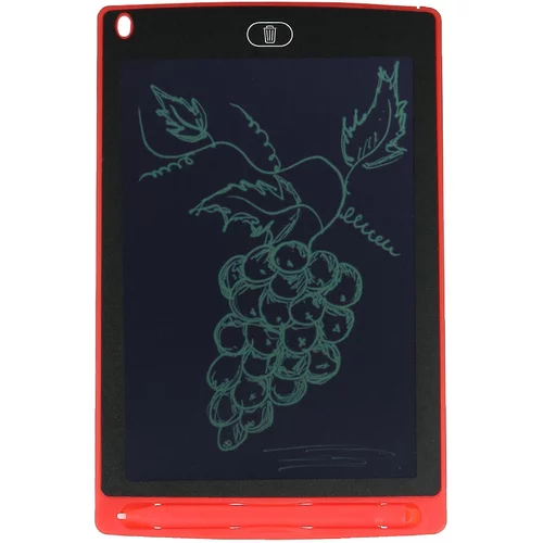 Eco LCD grafična tablica za risanje 22cm rdeča