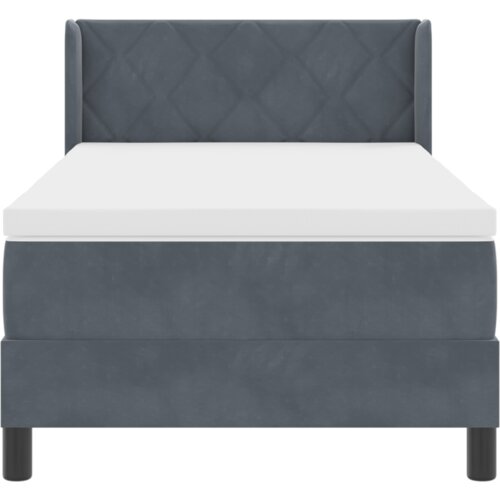 VidaXL uzglavlje s madracem tamno siva 90x200 cm bar&amp;scaron;un Slike