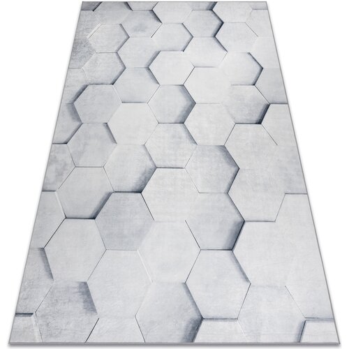 RugsX Preproge ANDRE 1180 pralna preproga Vzorec satja, šesterok 80x150 cm Siva Cene