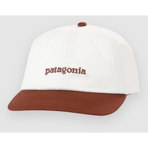 Patagonia Fitz Roy Icon Trad Kapa s šiltom text logo / dried vanilla Cene