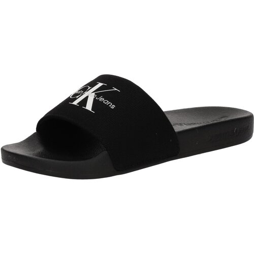 Calvin Klein Jeans Natikače s potpeticom crna / bijela Slike